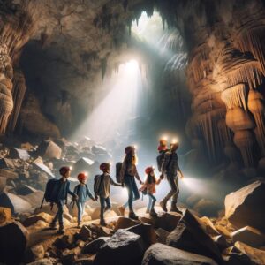 espeleologia catalunya el Berguedà Barcelona Activitats d'Aventura en Família